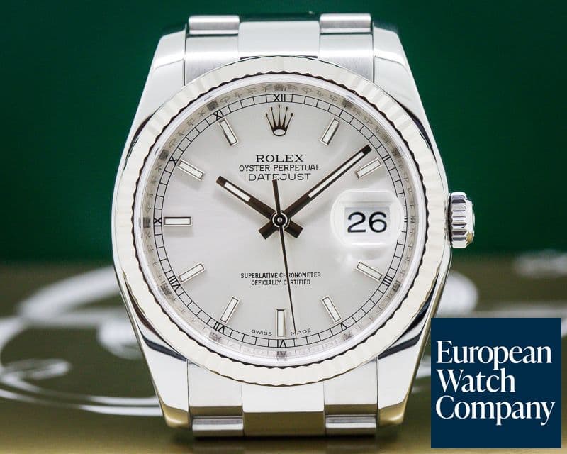 Image of Rolex Datejust SS Oyster White Dial 