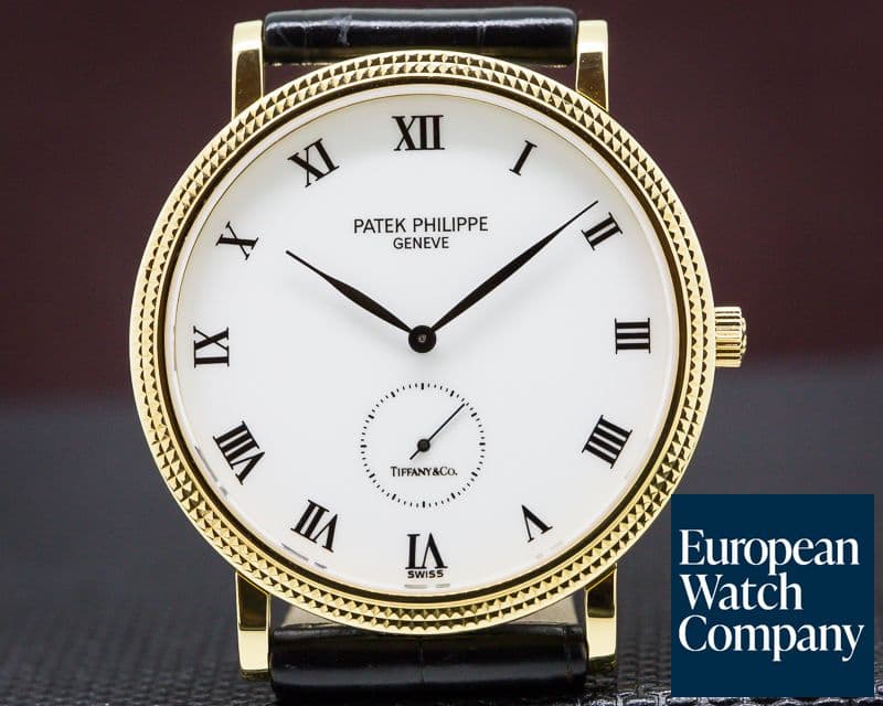 Image of Patek Philippe Calatrava 18K Yellow Gold "TIFFANY & CO"