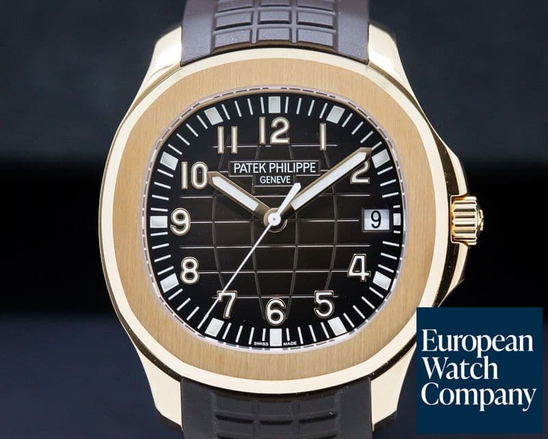 Image of Patek Philippe Aquanaut 18K Rose Gold / Brown Dial UNWORN