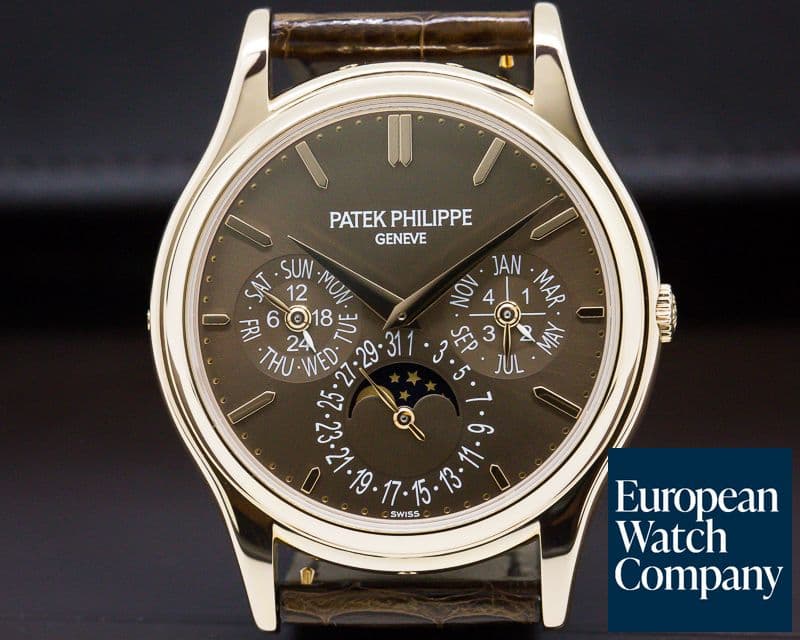 Image of Patek Philippe Perpetual Calendar Brown Dial 18K Rose Gold