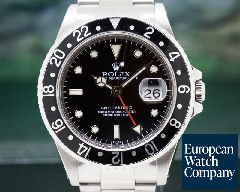 Image of Rolex GMT Master II SS Black
