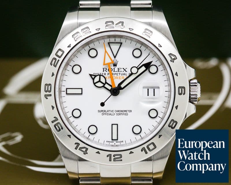 Image of Rolex Explorer II White Dial 