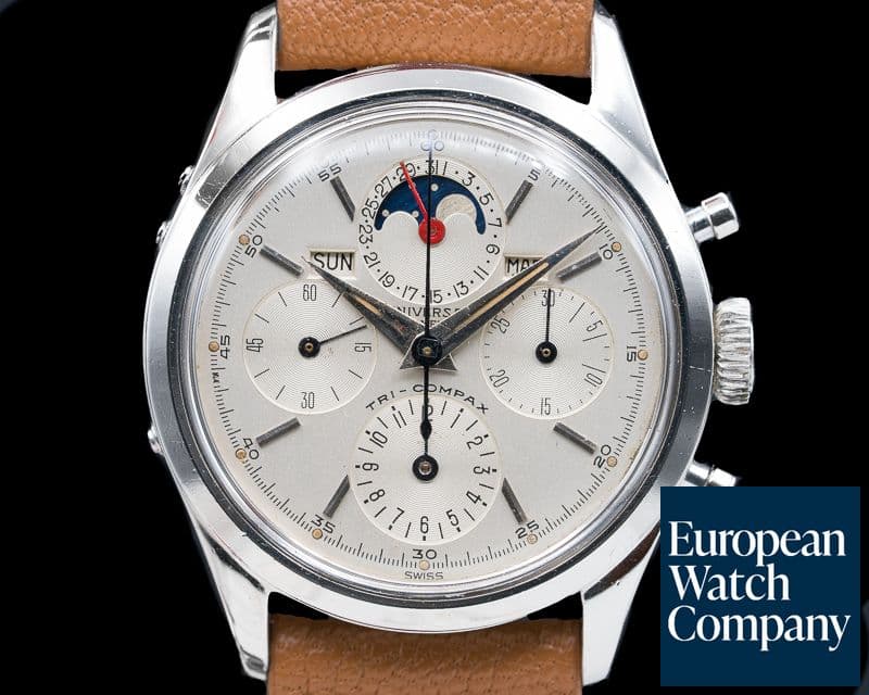 Image of Universal Geneve Tri-Compax Stainless Steel / Silver Dial 1957