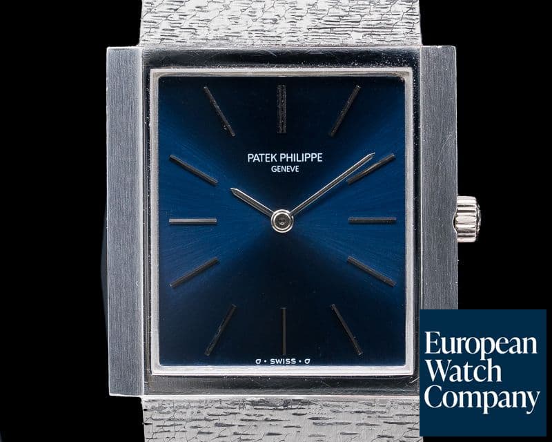 Image of Patek Philippe Gondolo 18K White Gold Manual Wind Blue Dial