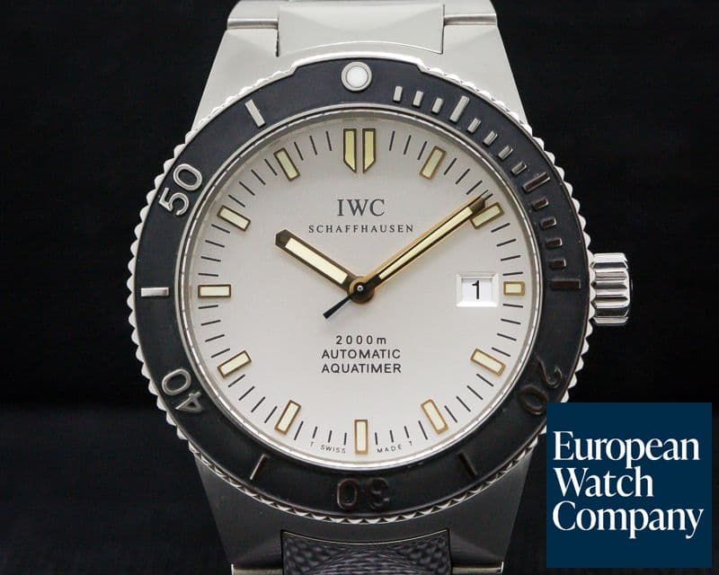 Image of IWC Aquatimer GST 2000 Silver Dial SS RARE