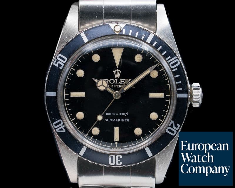 Image of Rolex 5508 Small Crown Gilt Submariner / GLOSSY DIAL WOW 