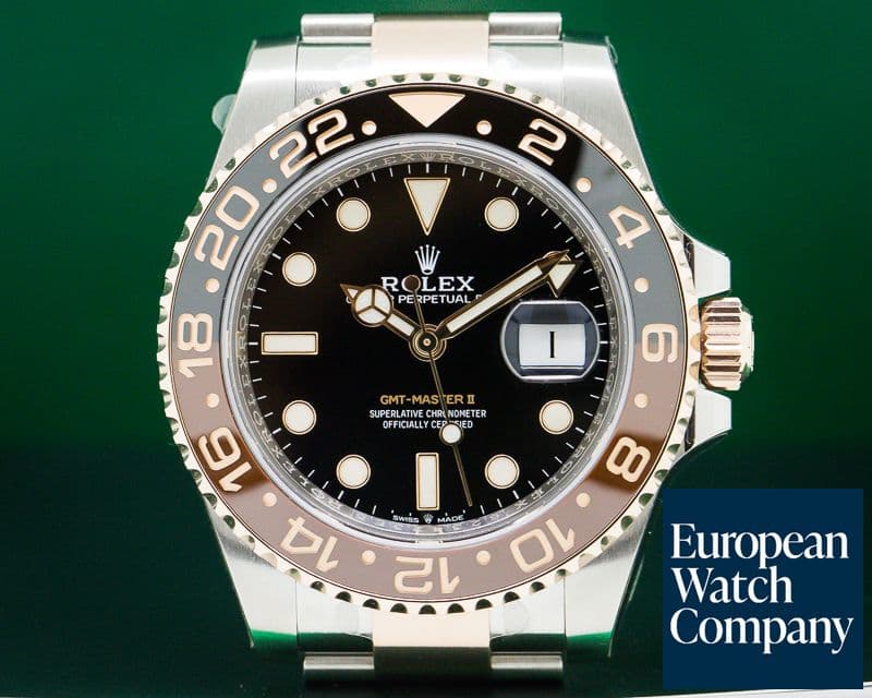 Image of Rolex GMT Master II SS/18K Rolesor CERAMIC ROOT BEER