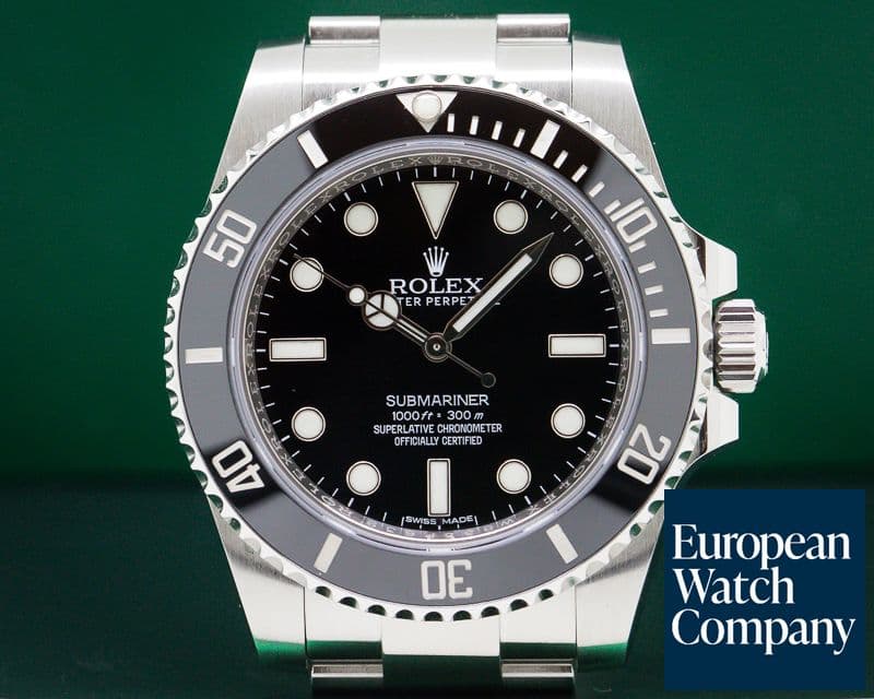 Image of Rolex Submariner No Date Ceramic Bezel SS