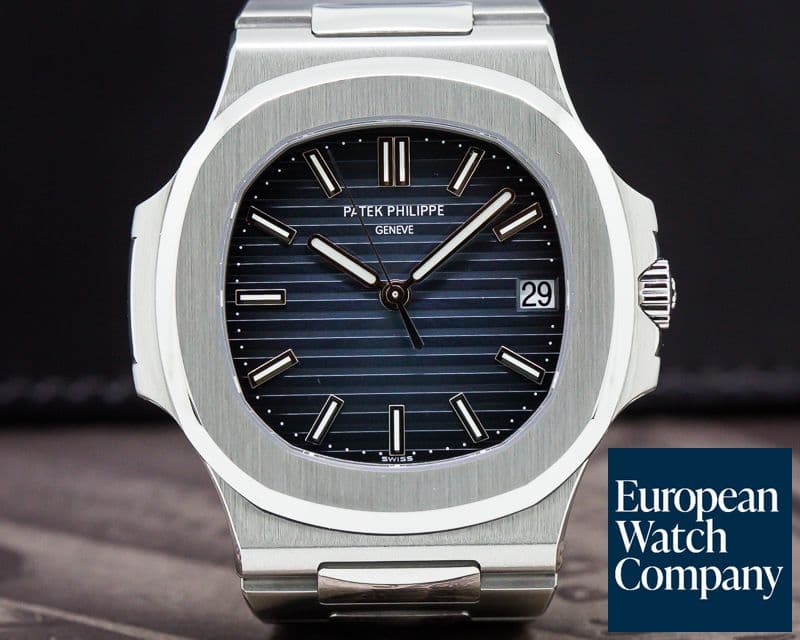 Image of Patek Philippe Jumbo Nautilus Blue Dial SS UNWORN