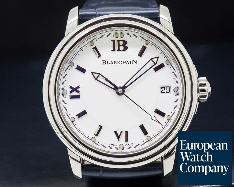 Image of Blancpain Leman SS White Dial / Deployant