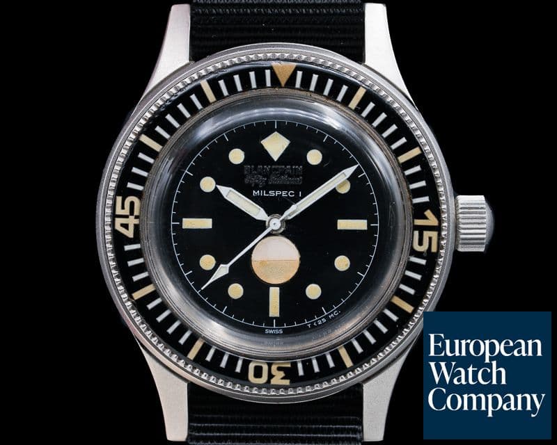 Image of Blancpain Fifty Fathoms Milspec 1 "Demolition" Civilian 1970s RARE