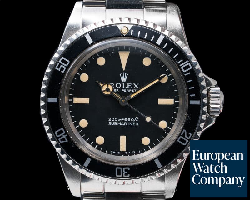 Image of Rolex Vintage Submariner 5513 "Meters First" SS VERY NICE