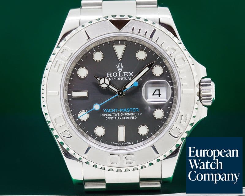 Image of Rolex Yacht Master SS Rhodium Dial / Platinum Bezel