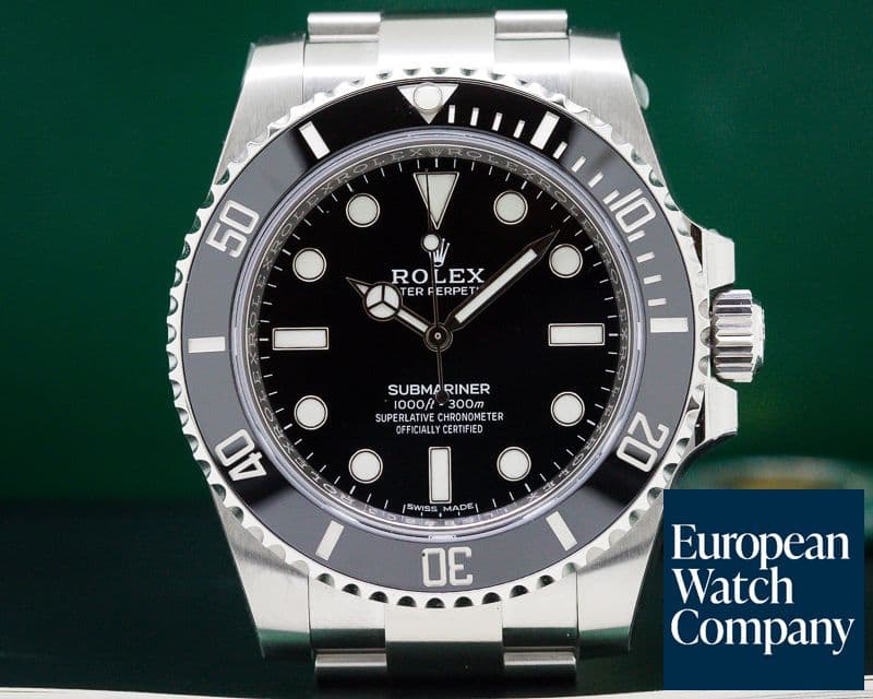 Image of Rolex Submariner No Date Ceramic Bezel SS UNWORN