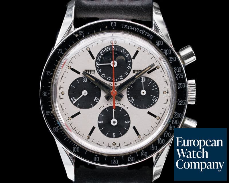 Image of Universal Geneve Vintage "Clapton" Tri Compax SS Panda NICE