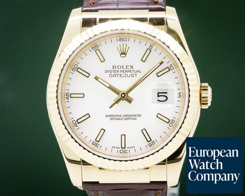 Image of Rolex Datejust 18K Yellow Gold  / 18k Deployant Buckle