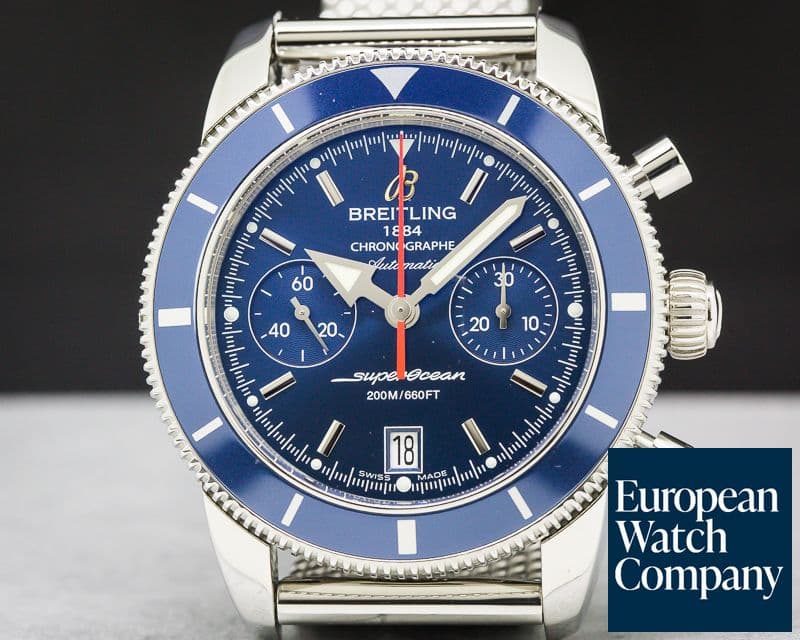 Image of Breitling SuperOcean Heritage Chronograph Blue Dial SS / SS
