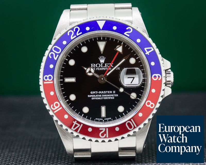 Image of Rolex GMT Master II SS Red / Blue Pepsi Bezel 