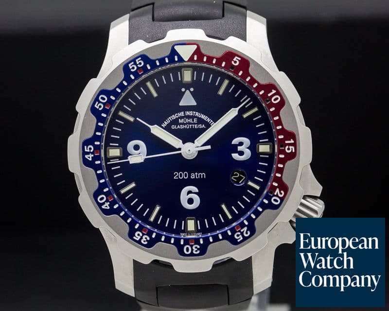 Image of Muhle Glashutte Rasmus 2000 Blue Dial