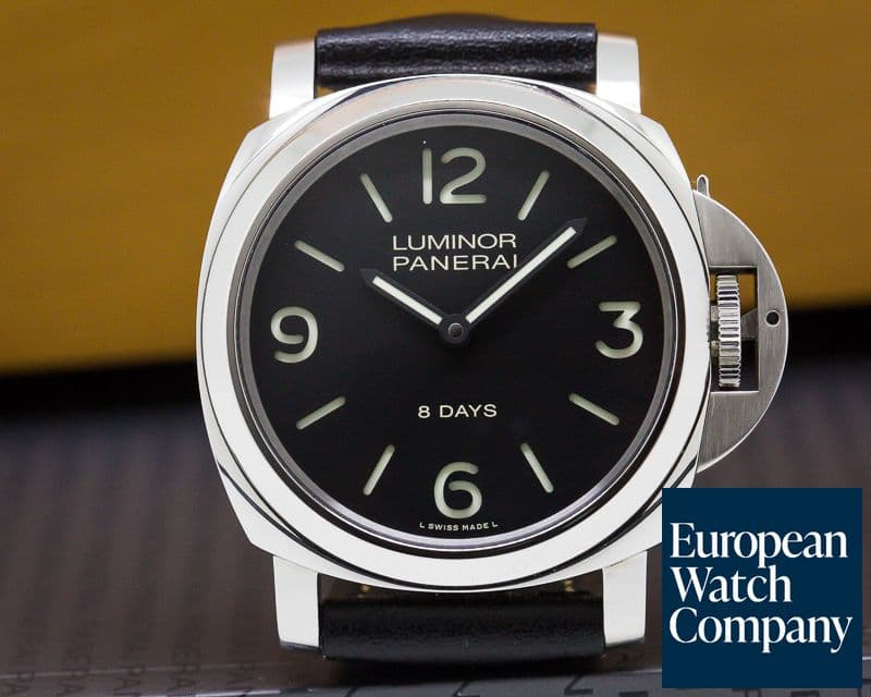 Image of Panerai Luminor Base 8 Days Black Sandwich Dial 