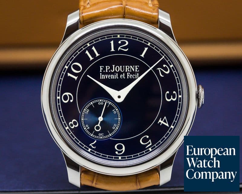 Image of F. P. Journe Chronometre Bleu Tantalum Blue Dial 