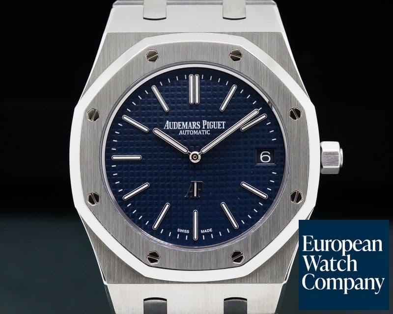 Image of Audemars Piguet Royal Oak Extra Thin Blue Dial SS 15202ST