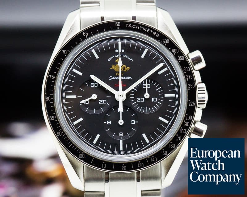 Image of Omega Speedmaster Chronograph Black Dial '50th Anniversary' LIMITED