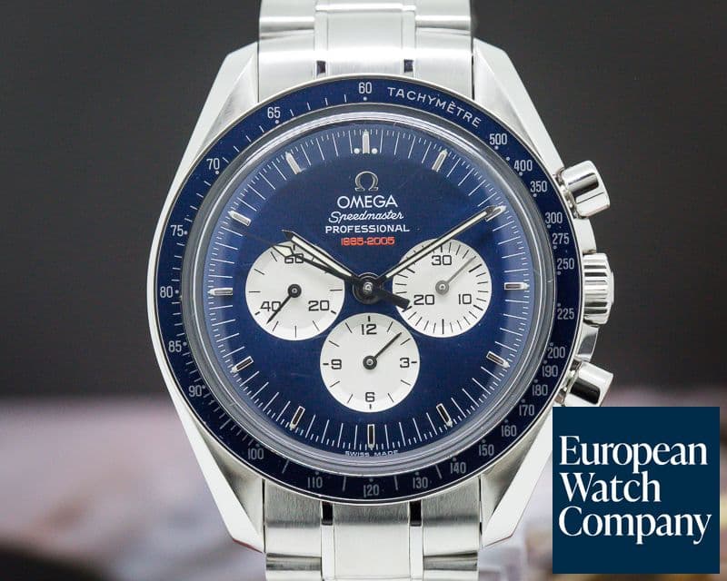 Image of Omega Speedmaster Professional Gemini 4 RARE SS Blue Dial 