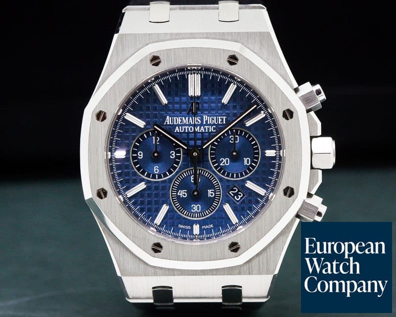 Image of Audemars Piguet Royal Oak Chronograph BLUE DIAL "BOUTIQUE" SS 41MM 