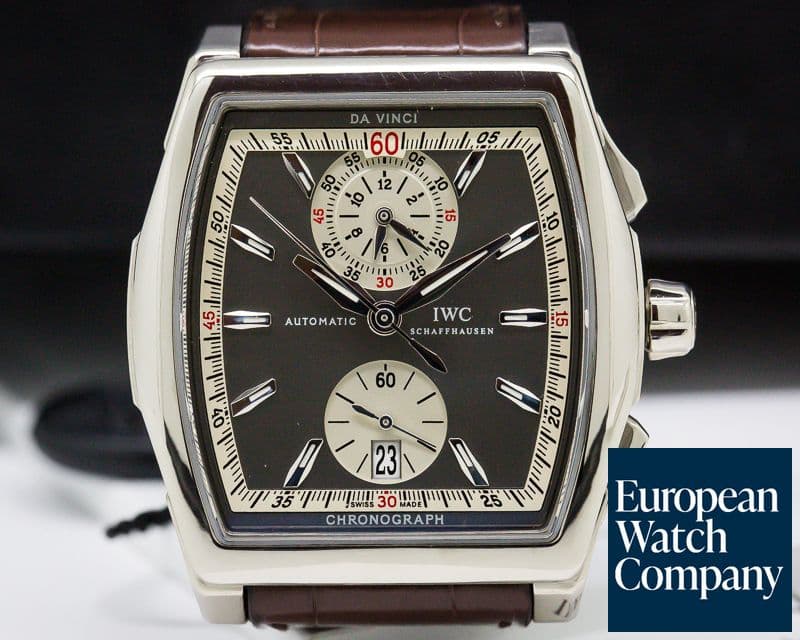 Image of IWC Da Vinci Flyback Chronograph 18K White Gold  