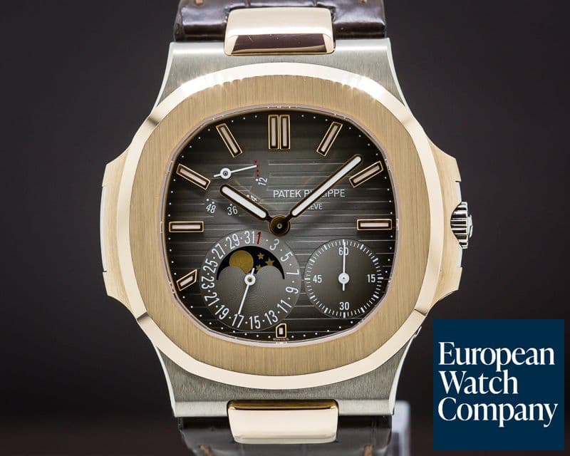 Image of Patek Philippe Jumbo Nautilus 18K White / Rose Gold 