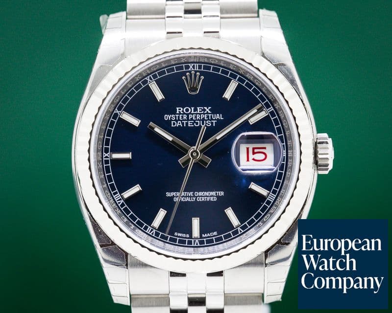 Image of Rolex Datejust SS Jubilee Blue Dial UNWORN