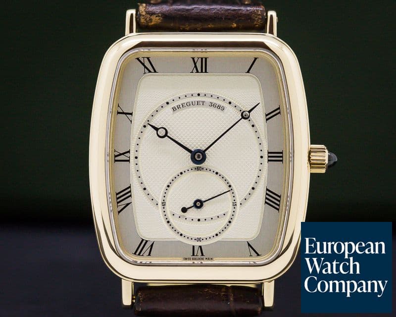 Image of Breguet Tonneau Manual Wind 18K Yellow Gold