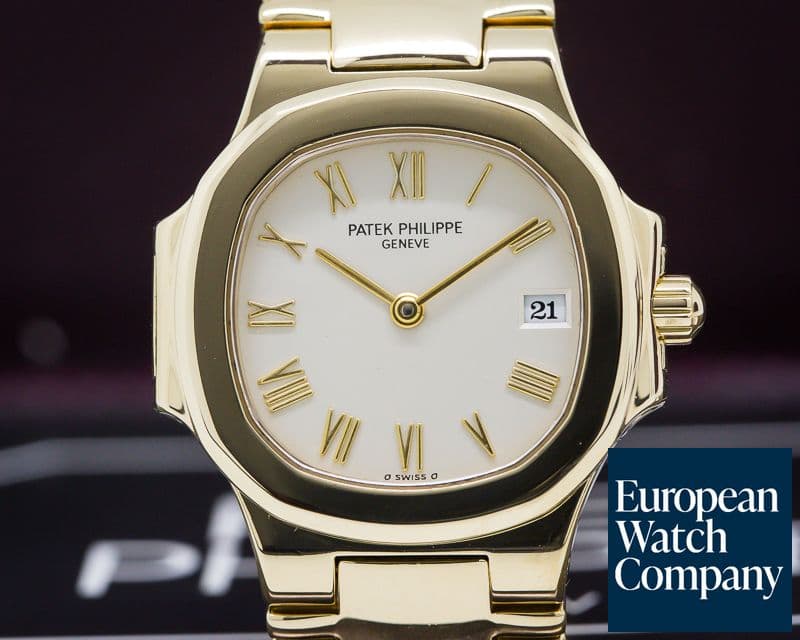 Image of Patek Philippe Nautilus Ladies White Dial 18K Yellow Gold