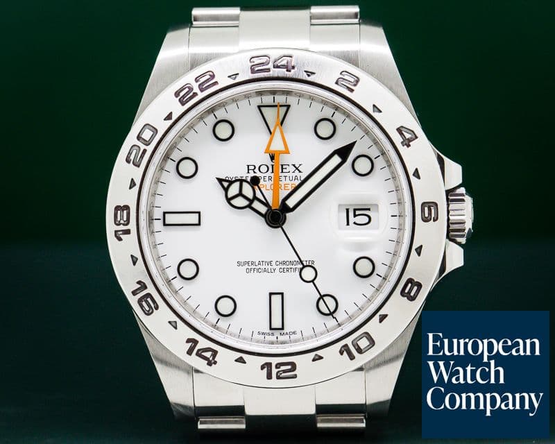 Image of Rolex Explorer II White Dial SS / SS