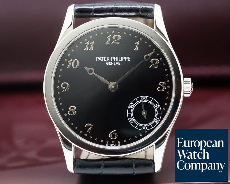 Image of Patek Philippe Calatrava Automatic Black Arabic Dial Platinum