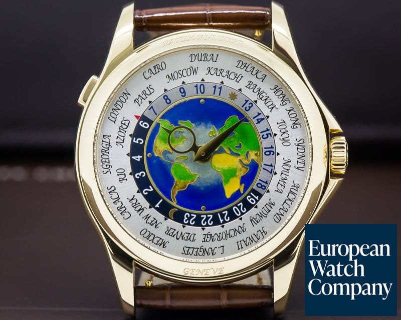 Image of Patek Philippe World Time Enamel Dial 18K Yellow Gold