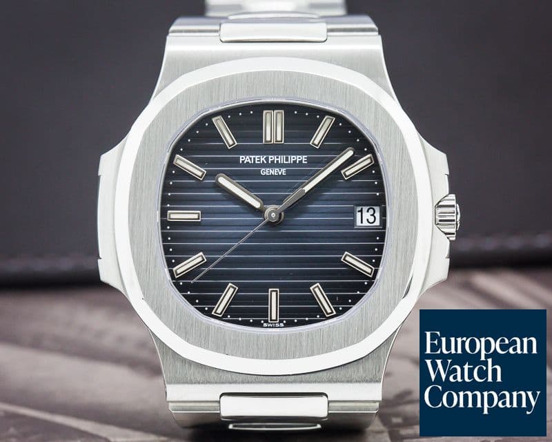 Image of Patek Philippe Jumbo Nautilus Blue Dial SS