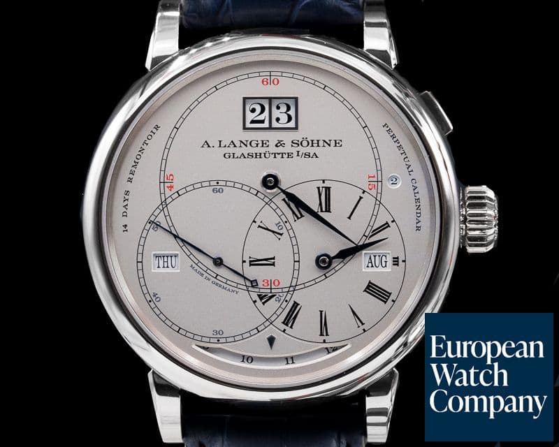 Image of A. Lange and Sohne Richard Lange Perpetual Calendar "TERRALUNA" 18K White Gold 