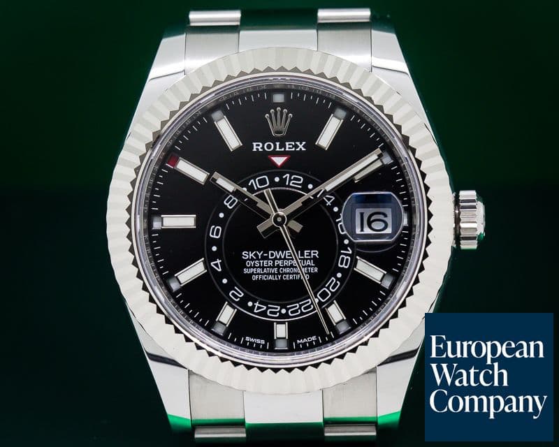 Image of Rolex Sky Dweller Steel Black Dial 