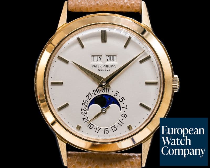 Image of Patek Philippe 3448 Perpetual Calendar Yellow Gold 1975 UNPOLISHED