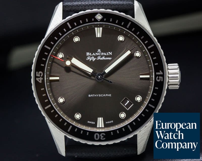 Image of Blancpain Fifty Fathoms Bathyscaphe Automatic SS