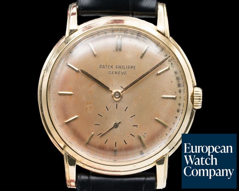 Image of Patek Philippe 2484 Yellow Gold Manual Tropical Dial  33MM