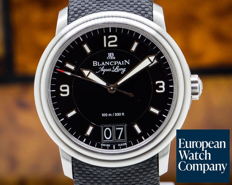 Image of Blancpain Aqualung Big Date Black Dial VLADAMIR PUTIN Limited SS
