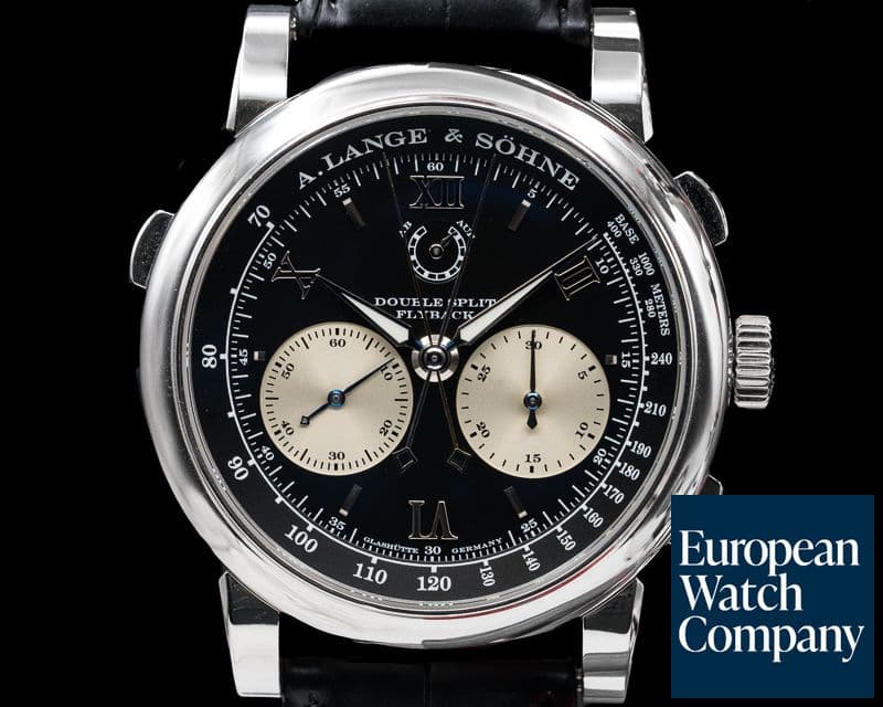 Image of A. Lange and Sohne Datograph Double Split Black Dial Platinum / Deployment