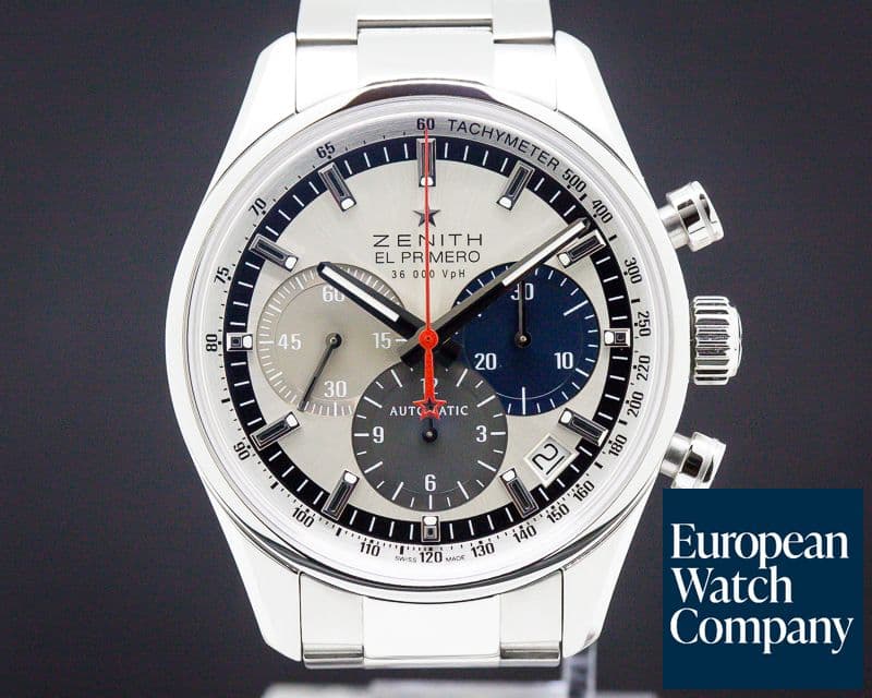 Image of Zenith El Primero Chronograph Tri Color 36,000VpH SS/SS