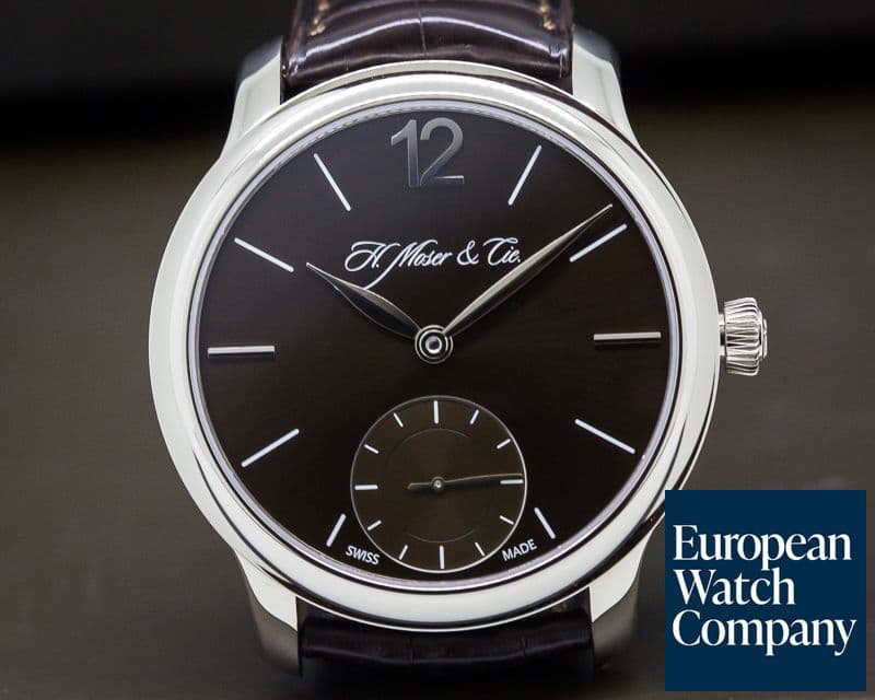 Image of H. Moser & Cie MAYU 18K White Gold Brown Fume Dial
