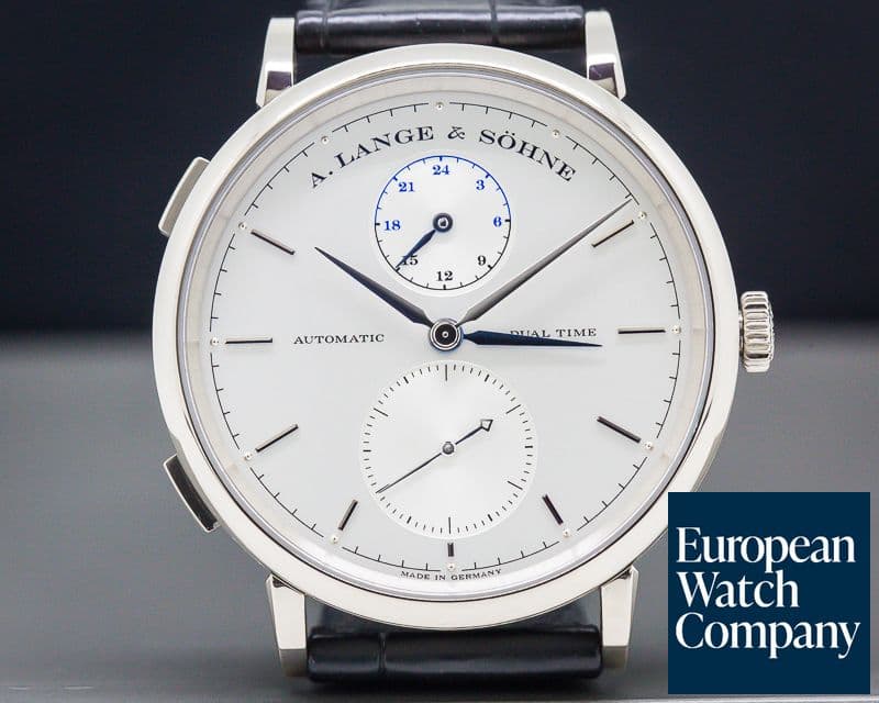 Image of A. Lange and Sohne Saxonia Dual Time 18K White Gold 