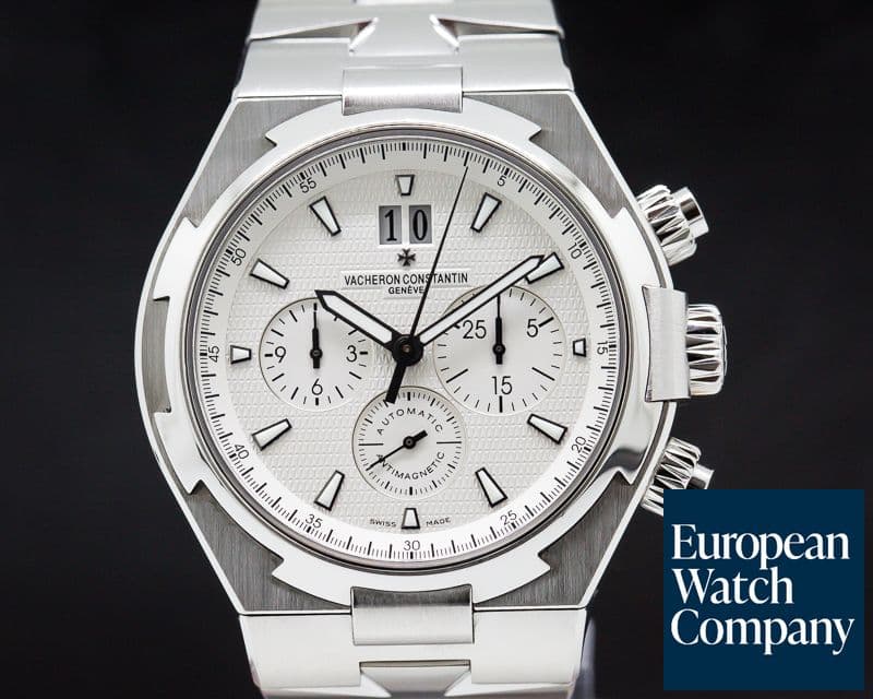 Image of Vacheron Constantin Overseas Chronograph White Dial SS / SS  