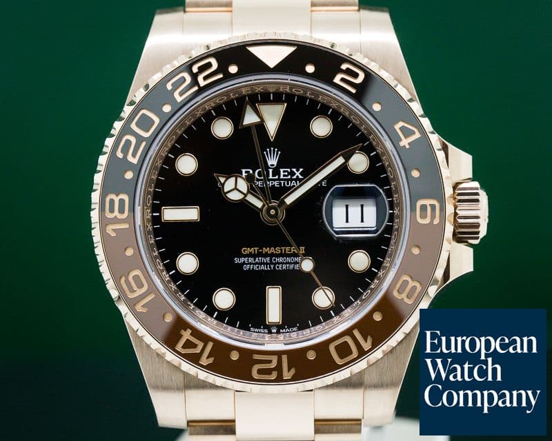 Image of Rolex GMT Master II 18K Everose Ceramic Root Beer